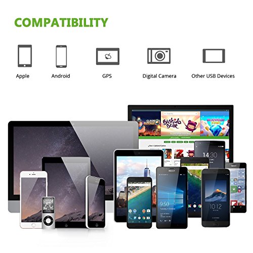 Ladekabel Micro USB Kabel Lightning Ladekabel [3Pack/1m] Syncwire Nylon geflochtenes 2 in 1 Kabel highspeed Kompatibel mit Apple und Android Geräten für iPhone 7/ 7Plus/ 6sPlus/ 6s, iPad/ iPod, Samsung, Huawwei ,HTC und mehr – Silber - 7