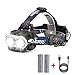 Produktbild Wasserdicht Wiederaufladbare LED-Head Fackeln  hfan Super Bright 6000 Lumen 3 Modi Zoomable Wasserdicht Wiederaufladbare LED-Scheinwerfer mit 18650 wiederaufladbaren Batterien USB-Kabel für Radfahren, Laufen, Hund, Walking, Camping, Wandern, Angeln, Nacht Lesen und DIY funktioniert