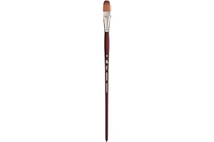 ‎PRINCETON ARTIST BRUSH CO. Item Name Princeton Velvetouch Blooms Pinsel, Langer Griff, Größe 12 – professionelle Künstlerpinsel für gemischte Medien, Acryl, Öl