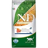 N&D D&uuml;ş&uuml;k Tahıllı Somonlu Kısırlaştırılmış Kedi Maması 10 kg