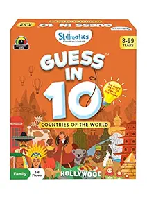 Skillmatics Card Game : Guess in 10 Countries of The World | Gifts for Ages 8 and Up | Super Fun for Travel & Family Game Night