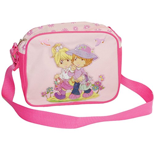 Preisvergleich Produktbild Umhängetasche Mädchen Kindertasche - 3 Fächer rosa pink Tragetasche wasserabweisend Kindergarten