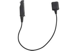 DIOCHE Uv 9R A K1 Uv 9R Pro Abs Nero A58 K Head 2Pin Walkie Talkie per o Cavo Adattatore per Bf 9700 A 58 Uv Xr