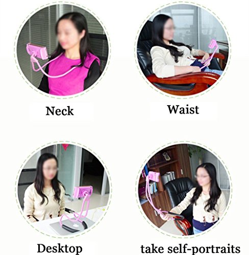 Ecoolbuy flessibile porta cellulare collana lungo braccio collo Lazy smartphone e supporto per iPhone iPad Air tablet 4Â â€“Â 25,4Â cm (collo stand-2)