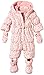 Chicco Baby Girls COMBINAISON PILOTE Snowsuit, Beige (beige Imprimé), 3-6 Months (Manufacturer size: 6 mois)