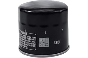 SOLLON Filtro olio Moto 138 per Suzuki SV650 650 1999-2009 | SV650 2010 | SV650S 1999-2010 | SV650SF 2009 | VS1400 INTRUSO 1987-1995 | VS1400GLP INTRUSO 1996-2009