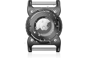 SICHY Compatible with Airtag Dog Collar Holder, Airtag Holder for Dog Collar with Removable Loop, Sturdy TPU, Lightweight, Compact Size, Fits 1" Width Collar