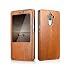 Produktbild Huawei Mate 9 Flip Case, DEMEDO (Ritter Serie) Folio Cover PU Leder mit Standfuß, Smart Transparent Fenster (Ansicht & Steuerung) Fold Shell für Mate 9(Khaki)