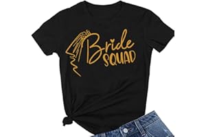 JPHCHSC Bride to Be Bride Squad Women Hen Party Bridal Shower T-Shirt 014
