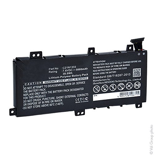 NX – Akku Laptop 7.6V 5000mAh – C21N1333 - 2