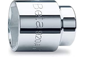 Beta 920A 19 - Chiavi a bussola con attacco quadro femmina 1/2" bocca esagonale, cromate