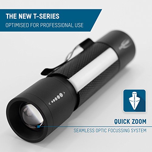 ANSMANN Future Multi-Funktions LED-Taschenlampe fokussierbar + Arbeitslicht + Signal-Blinklicht + Haltemagnet inkl. Gürtelclip & 3x AAA Alkaline Batterie - 4