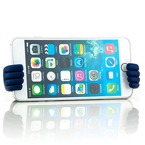 Saxonia Smartphone Tablet Handy Ständer Tisch Halterung universal E-Reader Stand Holder | blau - 6