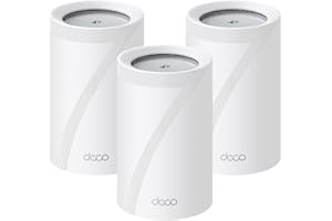 TP-Link WiFi 7 Deco BE65 Pro Mesh WiFi Router, BE9300Mbps Tri-Band, 320MHz Channels, 2 5Gbps Ports, 2.5Gbps Port, Alexa, HomeShield, MLO, Works with Any ISP and Modem, 4 Internal Antennas, 3