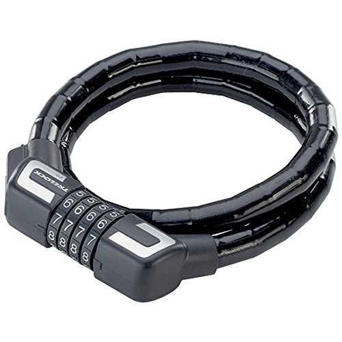 Trelock Zahlen-panzerkabelschloss P 3, schwarz-silber, 0570