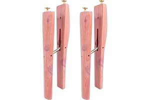 FootFitter Cedar Boot Shaft Shapers, USA Grown Wood Boot Trees for Men & Women
