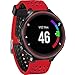 Produktbild SongNi® Soft Silicone Sport Replacement with tool for Garmin Forerunner 220 230 235 630 620 735 Smart Watch-Red/Black(tracker is not included)