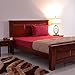 Evok Amber Queen Size Bed (Matte Finish, Walnut) RS.24140.00
