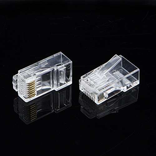 50x Clavija RJ45 CAT.6E para Cable de Red Ethernet para Crimpar con Crimpadora Envio 48/72H Felixmania®