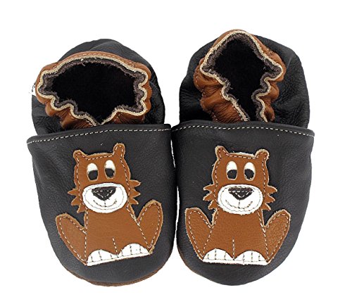 HOBEA-Germany Krabbelschuhe in verschiedenen Farben und Designs mit Tieren - 2