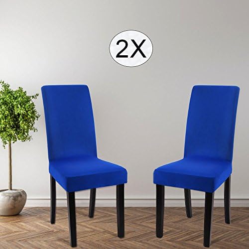 Chair Covers for Dining Chairs, Pack of 2 ,Stretchy Washable Slipcover, Seat Chair Covers Protector For Wedding Party Restaurant Banquet Home Decor