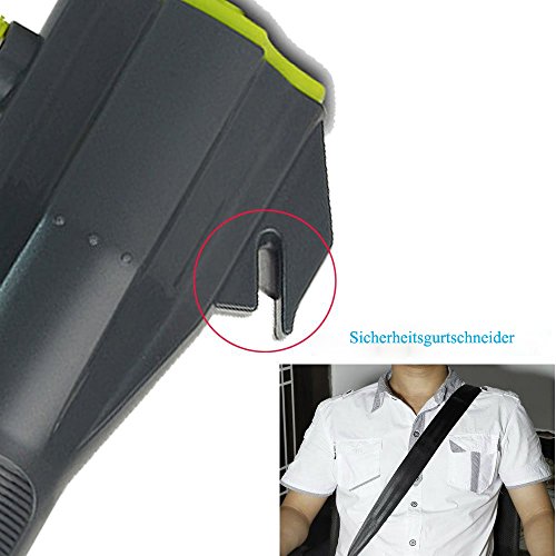 BESTEK 7 in 1 NotfallHammer,LED Taschenlampe,Gurtsschneider,Kompass,Notbeleuchtung,Ladegeräte für USB Device - 4