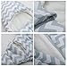 Finerolls Cotton Baby Starfish Sleeping Bag Super Soft Newborn Sleepsack Autumn Winter Warm Strollers Bed Swaddle Blanket Wrap - Suitable for about 0-12M Baby (Gray)