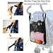 Lavievert Universal Stroller Organiser Diaper Bag Stroller Accessories Pack with Drink Holders and Zipped Pockets Can Be Used As an Attachment For Car, Shopping Cart or Bike While Travelling or Outings