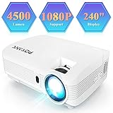 tageslicht beamer 5000 lumen 【🍀 Volle 3-Jahres-Premium-Garantie 🍀】Wenn Sie ein Problem mit unserem Gerät haben oder der Projektor beim Transport beschädigt wurde, wenden Sie sich bitte direkt an uns über Amazon. Wir finden mit Ihnen eine passende und zufriedenstellende Lösung, denn für uns ist der Kunde immer König und immer in der richtigen Position.