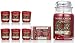 Produktbild Offizielles Yankee Candle 19-teiliges Geschenk-Set Red Apple Wreath groß Jar, Duft Teelichter und Votivkerzen