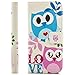 Produktbild Saxonia Tasche Samsung Galaxy S7 Edge Hülle Flip Case Schutzhülle Handytasche mit Kartenfach Motiv Verliebte Eulen
