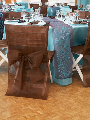 Stuhlhussen Vlies weiß Einweghussen für Hochzeit, Party und Event 10 Stück Palandi® - 9