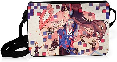 Kanto FactoryOverwatch D.va Shoulder Bag, Black, 22 x 34 x 7 cm