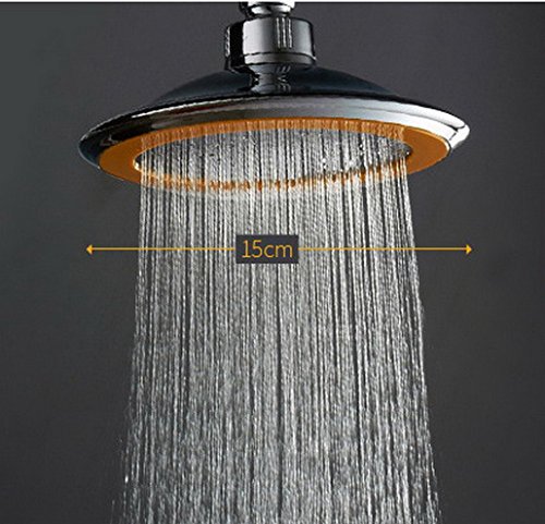 Restbuy Duschkopf Druckerhöhung Handbrause für mehr Wasserdruck – Regendusche und Massage Funktion 6 Zoll - 6