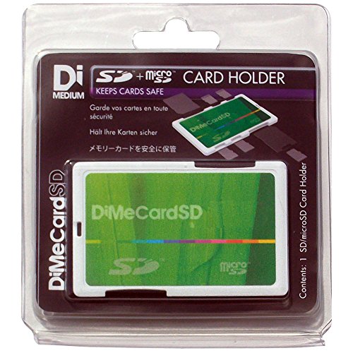 DiMeCard-SD: SD + microSD Speicherkartenhalter WEISSE /Eco (Kreditkartenformat) - 3