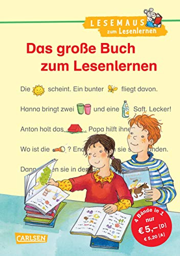 LESEMAUS zum Lesenlernen Sammelbände: Das große Buch zum Lesenlernen: Bild-Wörter-Geschichten - mit Bildern lesen lernen