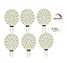 Produktbild Best to Buy® 6er Set G4 LED 4Watt 12V-24V AC/DC 24x5630SMD warmweiß dimmbar 120° rund A++
