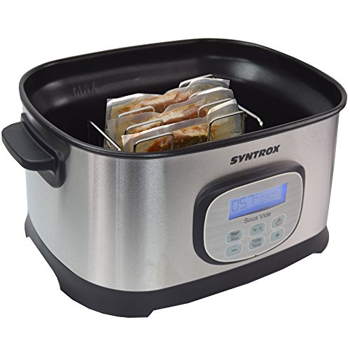 Syntrox Germany Sous Vide Kocher Multikocher, Vakuumgarer, Slow Cooker Langsamgarer, Schongarer der Premiumklasse - 5