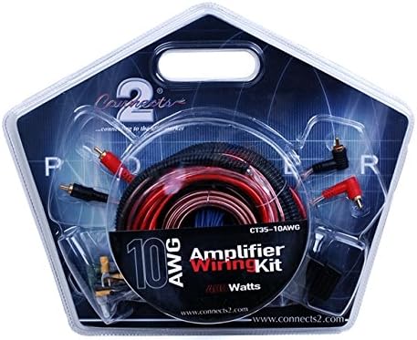 Professional 400W Complete Car Amplifier/AMP Wiring Kit 10 Cable Set AWG CT35-1