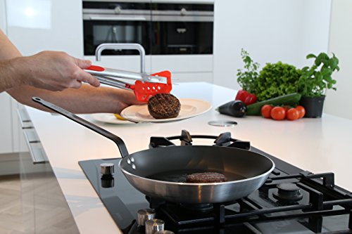 Der Stingray Küchenhelfer – Das beste 6 in 1 Küchengerät aus langlebigen Edelstahl – Küchenzange Pfannenwender Küchengabel Servierzange Fleischgabel Küchenspatel - 7