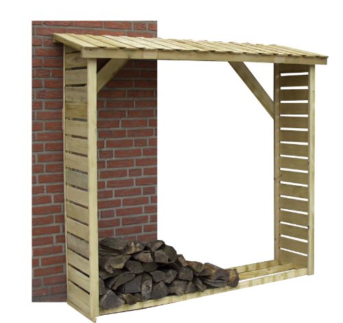 Gartenpirat Kaminholzunterstand Standard für bis zu 1,4 m³ Brennholz - 2
