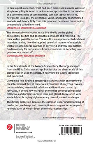 Book's Cover of Economies of Recycling