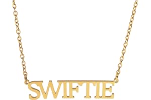 South Coast Jewellery TS Swiftie Stainless Steel Gold Necklace with chain Accessory Merch