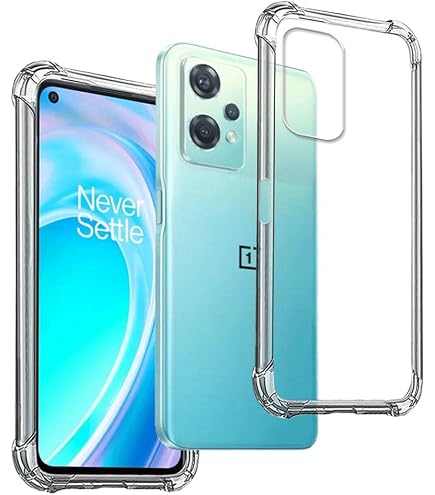 HONLEN Custodia Per OnePlus Nord CE 3 Lite - Cover Trasparente Sfumata Con Angoli Rinforzati E Design Antiscivolo