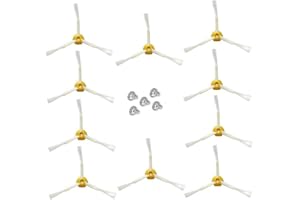 aotengou Cepillos Laterales 3-Brazos para iRobot Roomba Series 500, 600 y 700 Brushes ABS Duradero Lateral cerdas Suaves robóticas herméticas para Limpiar más fácilmente Sustitución Simple