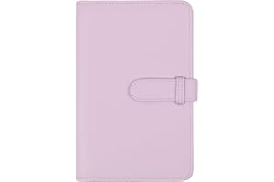 Andoer Mini album photo album photo 108 poches 18 pages pour Fujifilm Instax Mini 11/9/8/7s/70/25/50s/90 films couleur papier photo pour carte de crédit rose