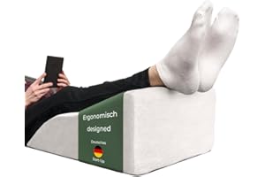 ‎WELL B4 WELL B4 Ergonomic Vein Cushion for Leg Upright – Leg Raising Cushion, Leg Rest Wedge Cushion Support, Cushion for Legs & Knees, Ideal as Lymphatic Cushion and Vein Wedge