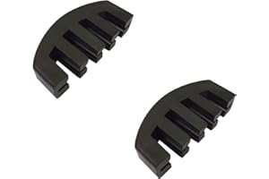 KHDULQ 2 Stücke Violine Dämpfer Gummi, Schwarz Dampfer Schalldämpfer, Mute E-Bass Dämpfer, Gummischalldämpfer Für Violine, Dämpfer 4/4, Geeignet Für Anfänger, Geigenliebhaber