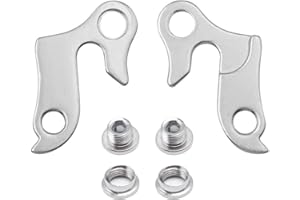 Neikafan 2 Piezas Patilla de Cambio de Bicicleta,Gear Patilla de Cambio Patilla de Cambio Unisex con Tornillos para Bicicletas de Montaña y Bicicletas