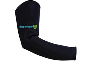 DOG ARMOUR PRO Manchette de morsure pour chien en néoprène – Résistante aux morsures, durable et légère – Équipement d'entraînement pour chiens K9, de police et de sport – Protection du bras